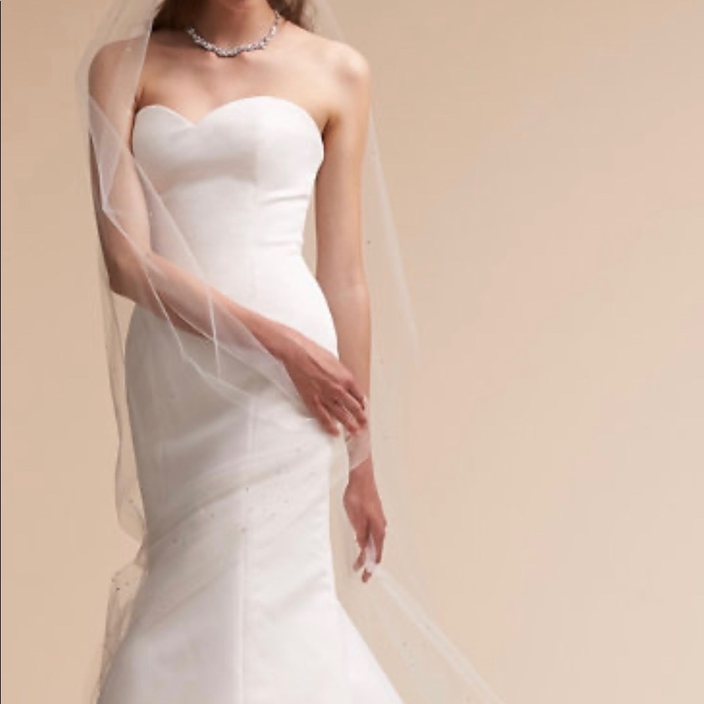 BHLDN White wedding dress